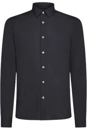RRD Skjorte, Herre, Blå, M, Slim Fit Blå Sort Oxford Skjorte