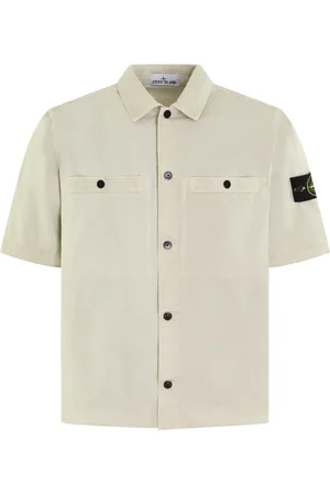 Stone Island Skjorte, Herre, , M, Bomuld, Short Sleeve Overshirt