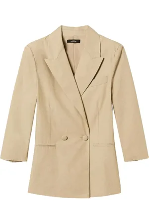 Twin-Set Jakke, Dame, , XS, Bomuld, Dobbeltbrystet blazer Actitude Revive kollektion