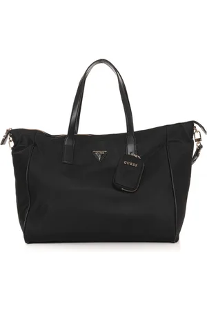 Guess Taske, Dame, Sort, ONE SIZE, Uld, Wave Carryon Taske med Aftagelig Strop