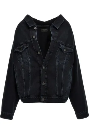 Balenciaga Jakke, Herre, Blå, XS, Uld, Blå Denim Jakke Stilfuld og Poleret