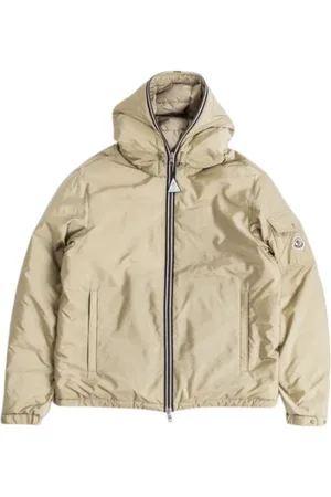 Moncler Jakke, Herre, , XL, Nylon, Dunjakke med Stribet Kant