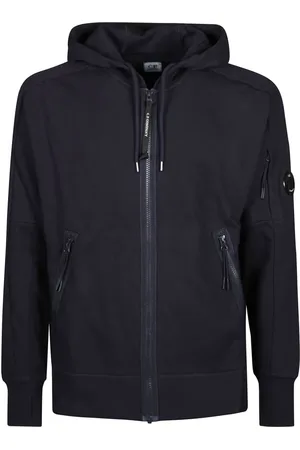 C.P. Company Sweathshirts & Hoodies, Herre, Blå, M, Bomuld, Hættetrøjer med åbning