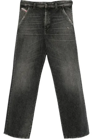 Diesel Jeans, Herre, Sort, W30, Denim, Sort Denim Chino Bukser