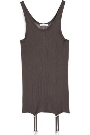 LEMAIRE Top, Dame, Brun, M, Ribbet Tank Top