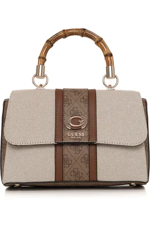 Guess Taske, Dame, , ONE SIZE, Uld, Bambus Skuldertaske med Top Hank