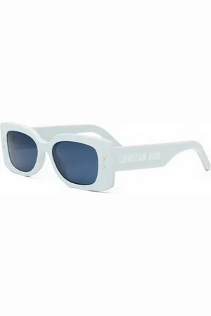 Dior Tilbehør, unisex, Hvid, 53 MM, Uld, Stilfulde Briller med Premium Kvalitet