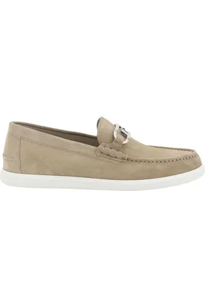 Fendi Sko, Herre, , 39 EU, Læder, Loafers med ikonisk logo