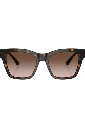 Dolce & Gabbana Tilbehør, Dame, Brun, 53 MM, Uld, Stilfulde solbriller med farverige linser