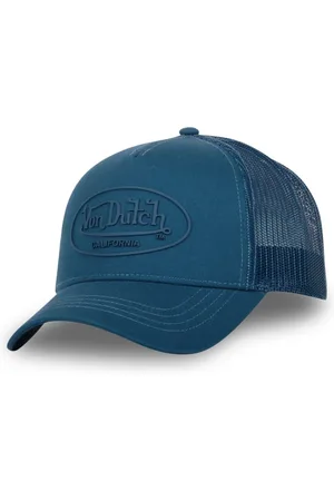 Von Dutch Tilbehør, Herre, Blå, ONE SIZE, Bomuld, Blå Kasket Tilbehør