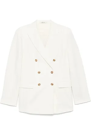 Calvin Klein Jakke, Dame, , S, Dobbeltbrystet Jakke med Peak Revers