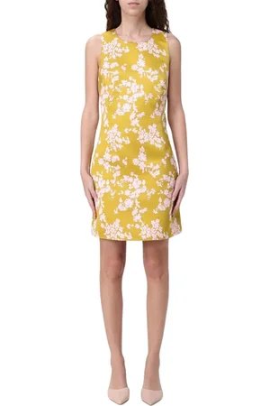 Elisabetta Franchi Kjole, Dame, Gul, XL, Gul Blomstret Shift Kjole