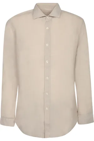 120% Lino Skjorte, Herre, , M, Linned, Slim Fit Linnedskjorte