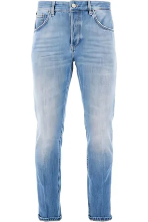 PT Torino Jeans, Herre, Blå, W31, Blå Indigo Bukser med Klassiske Lommer
