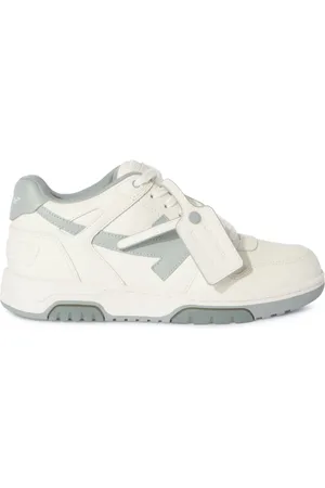 OFF-WHITE Sko, Dame, Grå, 37 1/2 EU, Grå Sneakers med Signaturdesign