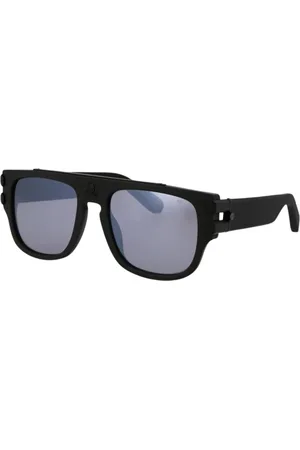 Philipp Plein Tilbehør, Herre, Sort, 55 MM, Uld, Stilfulde sorte solbriller til mænd