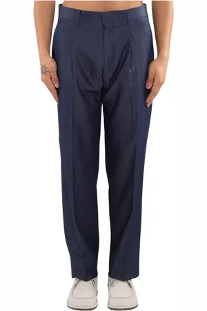 COSTUMEIN Bukser, Herre, Blå, M, Denim, Plisserede Denim Bukser i SS