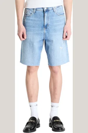 Tommy Hilfiger Shorts, Herre, Blå, W31, Denim, Blå Denim Bermuda Shorts