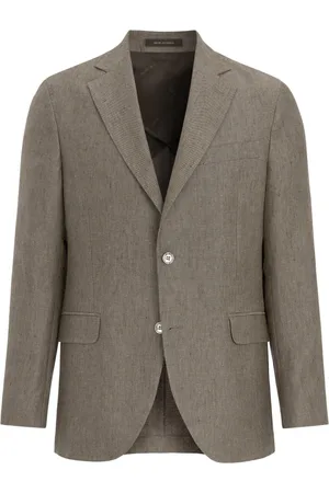 Oscar Jacobson Jakke, Herre, Brun, L, Brun Blazer Tailoring