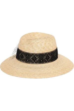 Borsalino Tilbehør, Dame, , S, Elegant Blonderem Stråhat
