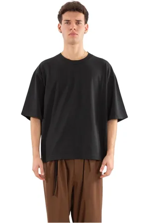 Seven Gauge Top, Herre, Sort, L, Boxy Tee i tung jersey