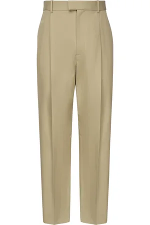 Bottega Veneta Bukser, Herre, , S, Bomuld, Flint Bomuld Straight Leg Bukser