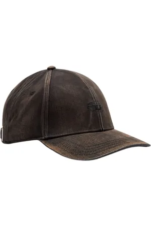 Diesel Tilbehør, unisex, Brun, ONE SIZE, Bomuld, Sort Twill Baseball Cap