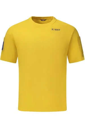 K-Way Top, Herre, Gul, L, Bomuld, Gul Bomuld Herre T-Shirt