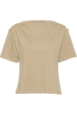 Karen by Simonsen Top, Dame, , 2XL, Uld, Bred Skulder Tee Top Chinchilla