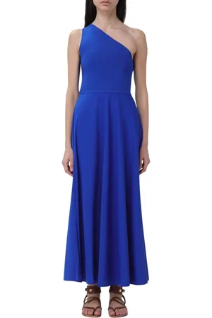 Ralph Lauren Kjole, Dame, Blå, M, Elegant Blå Maxi Kjole