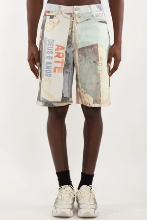 Arte Antwerp Shorts, Herre, Flerfarvet, W30, Fotoprint Shorts