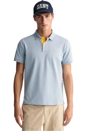 GANT Top, Herre, Blå, XL, Bomuld, Polo
