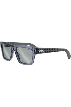 Dior Tilbehør, unisex, Blå, 56 MM, Uld, Stilfulde 3D-briller