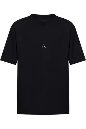 ROA Top, Herre, Sort, M, Bomuld, Sort Logo Tee Letvægts Bomuld Jersey