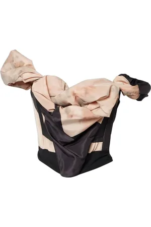 Vivienne Westwood Top, Dame, Flerfarvet, XS, Polyester, Beige Korset med Sweetheart Halsudskæring