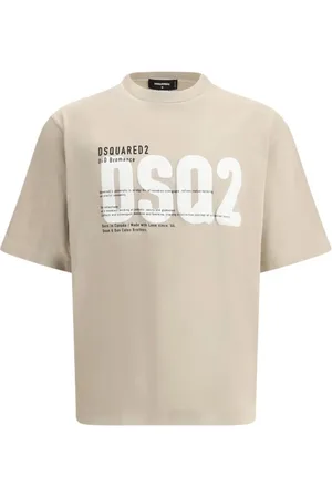 Dsquared2 Top, Herre, , L, Bomuld, Logoed Maxi Print T-Shirt