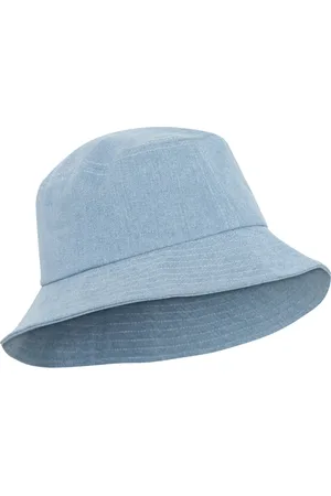 Part Two Tilbehør, Dame, Blå, M/L, Denim, Lys Blå Denim Hat Tilbehør