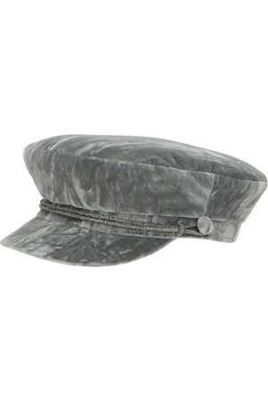 Borsalino Tilbehør, unisex, Grå, L, Bomuld, Velvet Brest Cap
