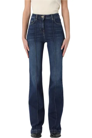 Twin-Set Jeans, Dame, Blå, W31, Denim, Komfort Fit Denim Jeans