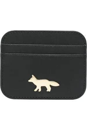 Maison Kitsuné Tilbehør, Dame, Sort, ONE SIZE, Minimalist Kortholder Pung