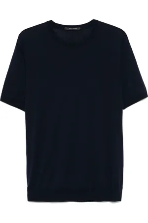 TAGLIATORE Top, Herre, Sort, XL, Bomuld, Herretøj T-shirts Polos 598 Ss25