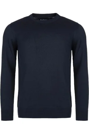 Barbour Strik, Herre, Blå, S, Bomuld, Bomuldssweater med stil Mkn0932-Ny91