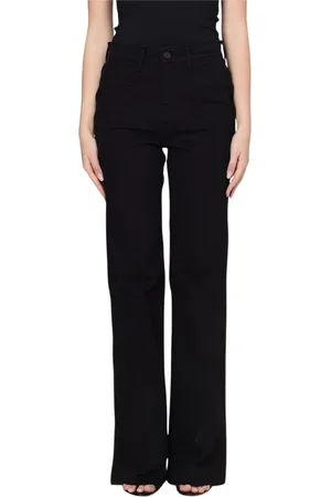 Tom Ford Jeans, Dame, Sort, W24, Denim, Højtaljede strækdenim jeans