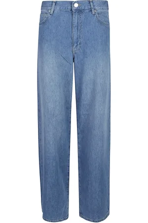 Pinko Jeans, Dame, Blå, W25, Denim, Løstsiddende Denim Jeans