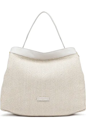 Gianni chiarini Taske, Dame, , ONE SIZE, Uld, Straw Crossbody Taske Ivory Ottavia Linje