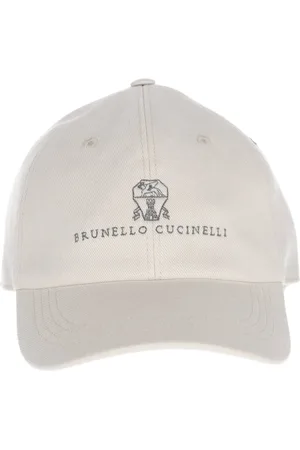 Brunello Cucinelli Tilbehør, unisex, , L, Bomuld, Bomuld Baseball Cap med Logo