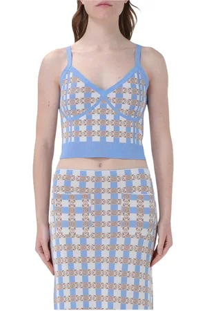 Baum und Pferdgarten Top, Dame, Flerfarvet, M, Uld, Gingham Top Skirt Set
