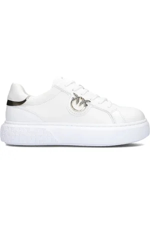 Pinko Sko, Herre, Hvid, 37 EU, Læder, Yoko 1.0 Sneaker