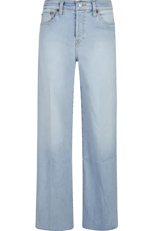 RE/DONE Jeans, Dame, Blå, W27, Palazzo Jeans til kvinder