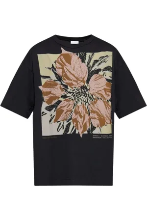DRIES VAN NOTEN Top, Dame, Sort, M, Bomuld, Sort T-shirt Huin
